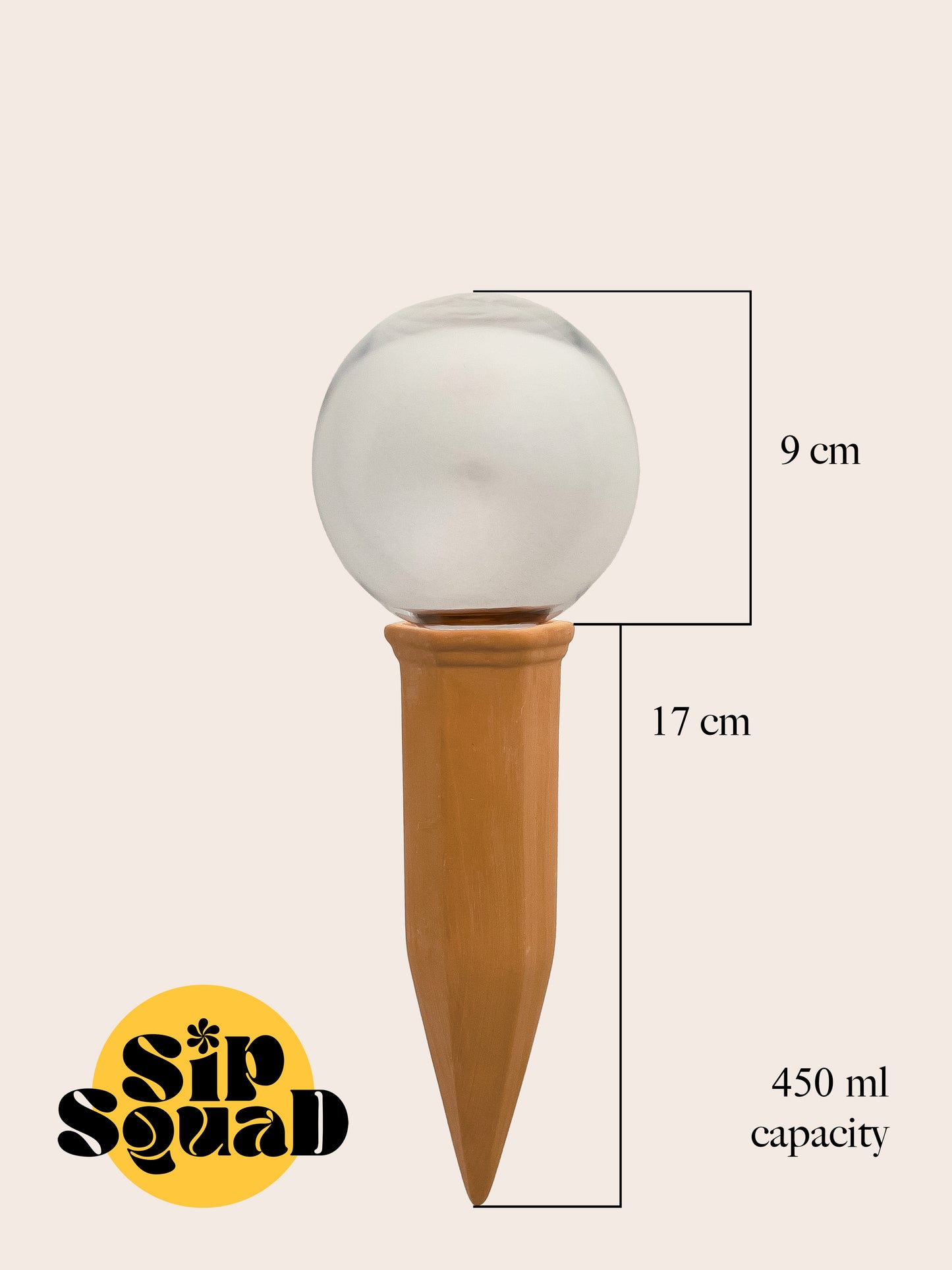 9CM ONYX spring globe
