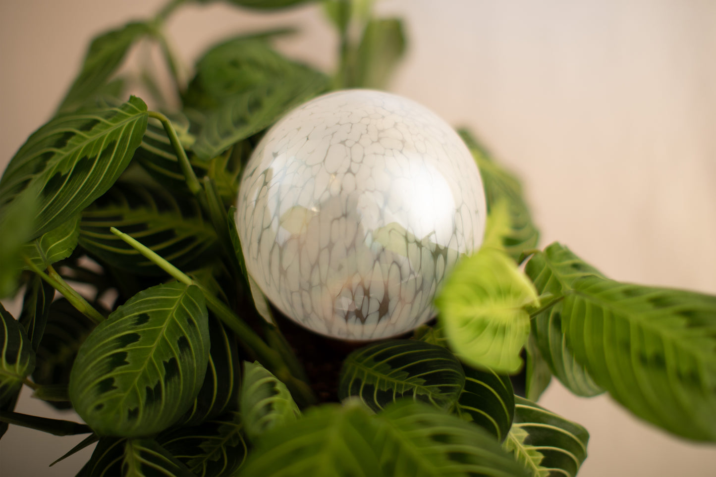 12CM CLOUD IRIDESCENT spring globe