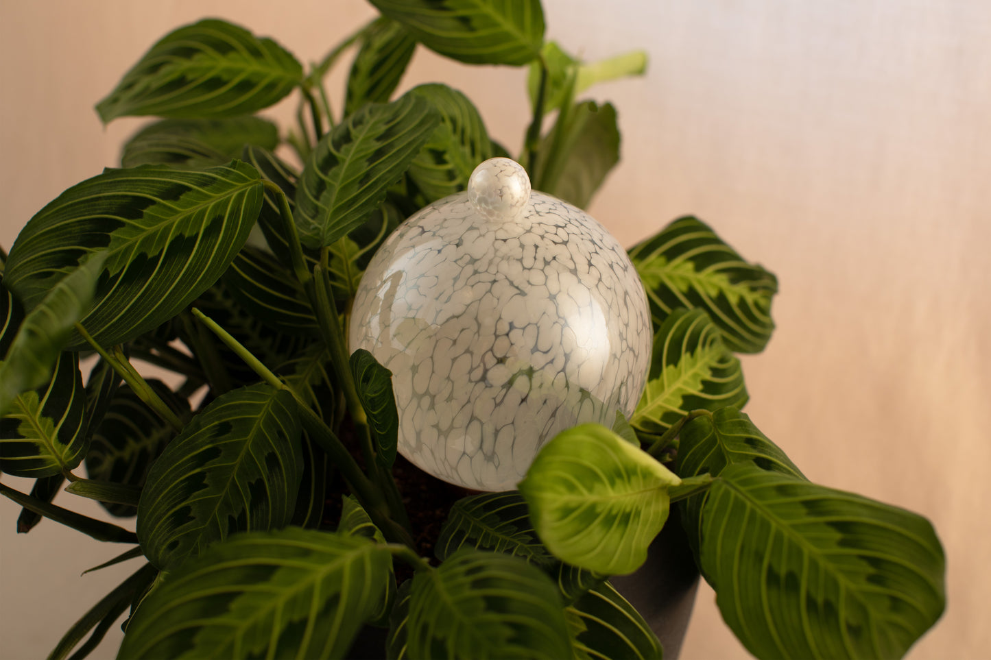 12CM CLOUD IRIDESCENT waterfall globe