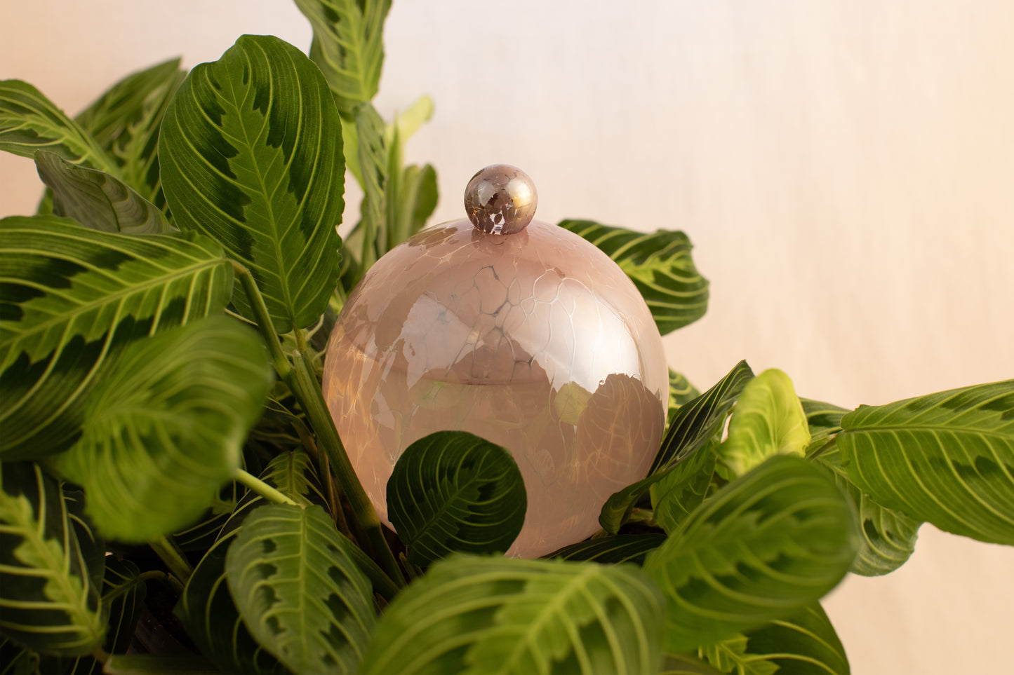 12CM LILAC IRIDESCENT waterfall globe