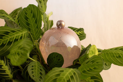 12CM LILAC IRIDESCENT waterfall globe