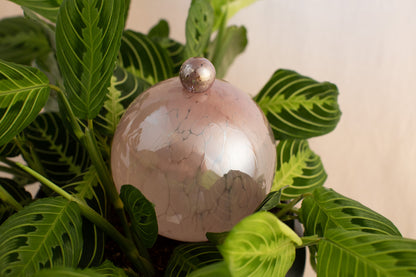 12CM LILAC IRIDESCENT waterfall globe
