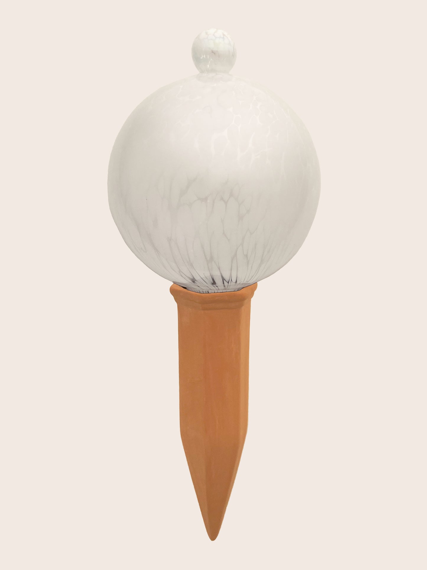 12CM CLOUD IRIDESCENT waterfall globe