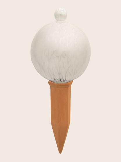 12CM CLOUD IRIDESCENT waterfall globe