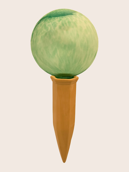 12CM EMERALD IRIDESCENT spring globe