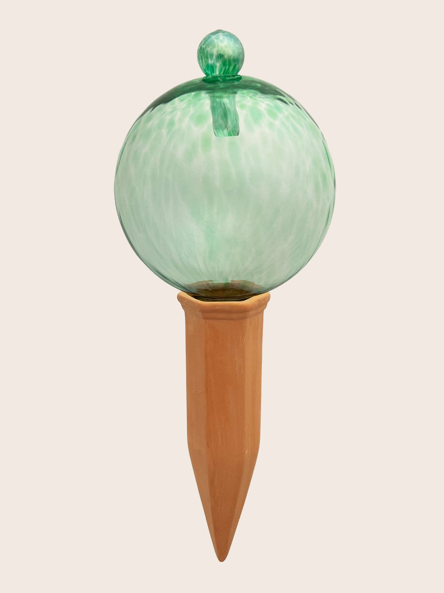 12CM EMERALD IRIDESCENT waterfall globe