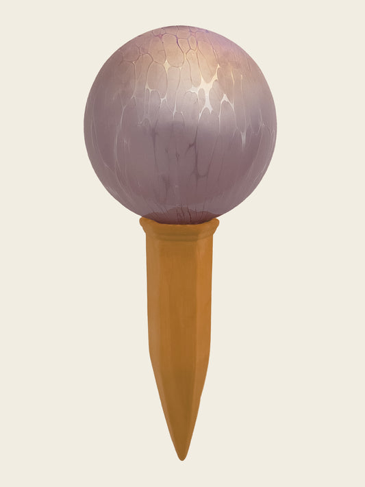 12CM LILAC IRIDESCENT spring globe