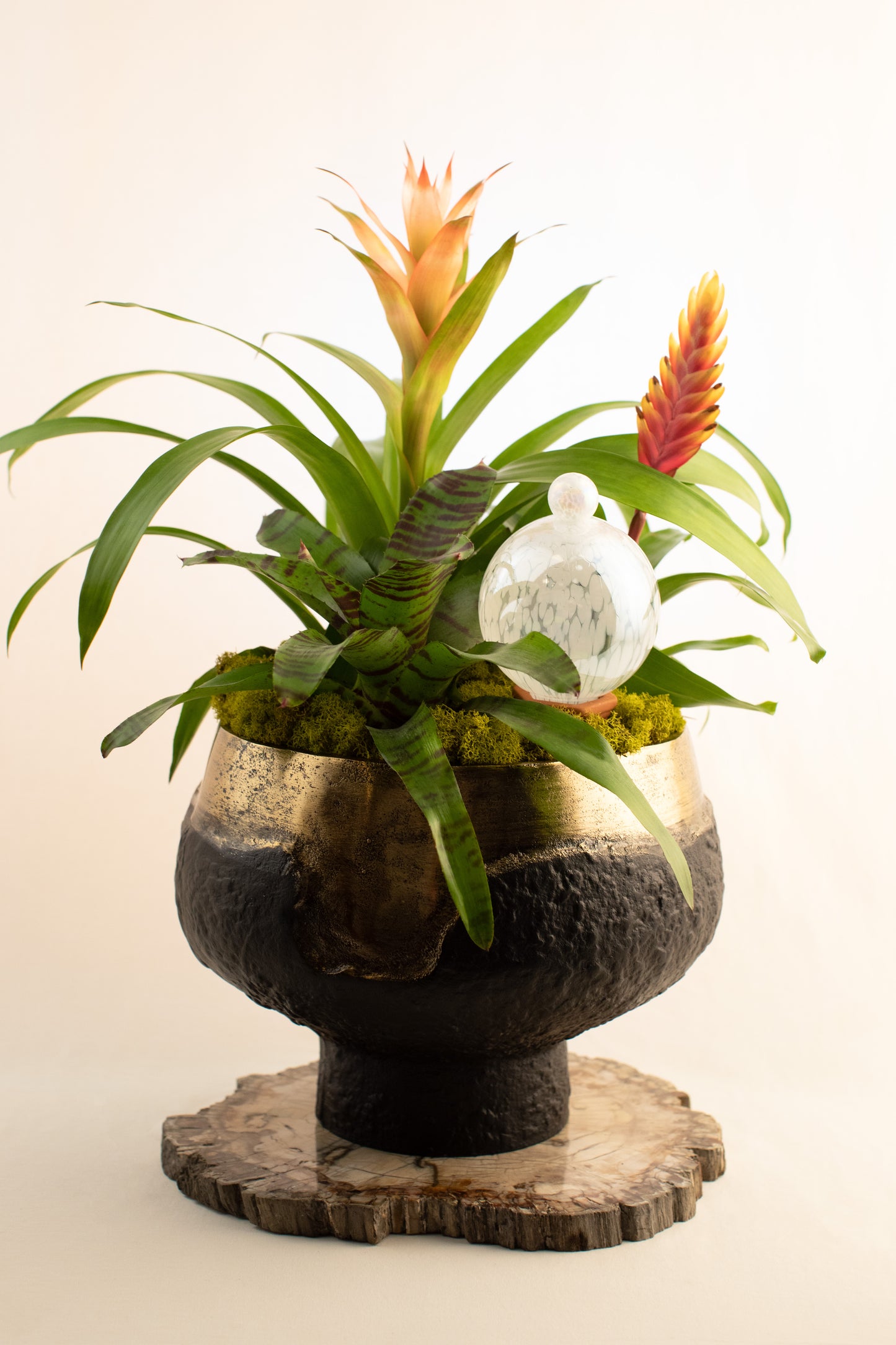 9CM CLOUD IRIDESCENT waterfall globe