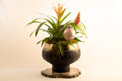9CM LILAC IRIDESCENT waterfall globe