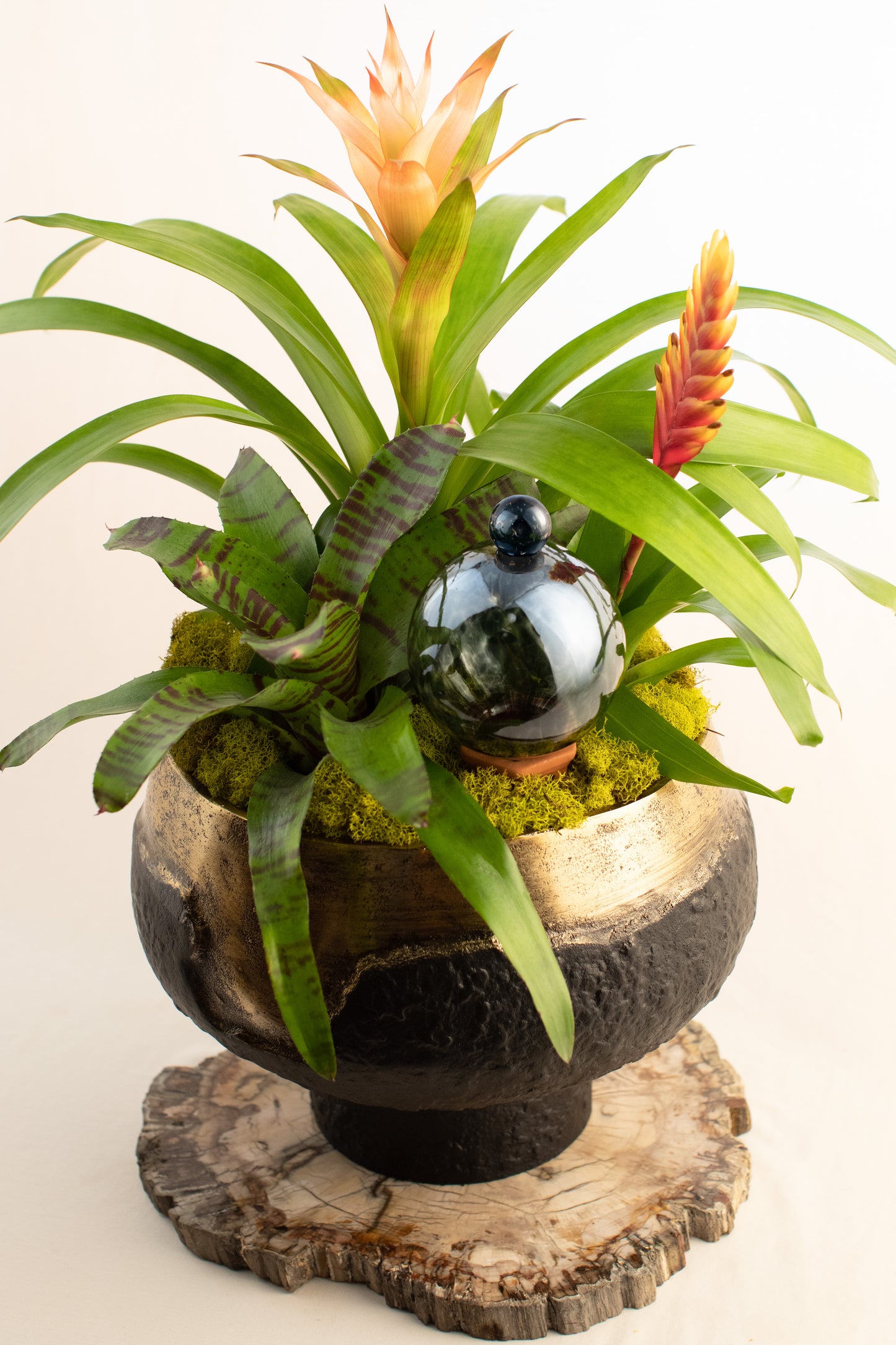 9CM ONYX IRIDESCENT waterfall globe