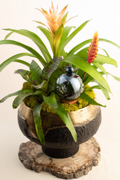 9CM ONYX IRIDESCENT waterfall globe