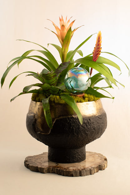 12CM TURQUOISE IRIDESCENT spring globe