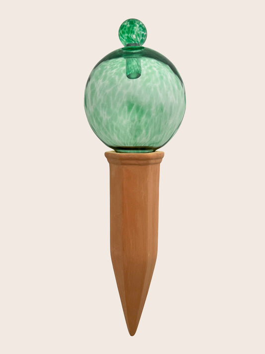 9CM EMERALD waterfall globe