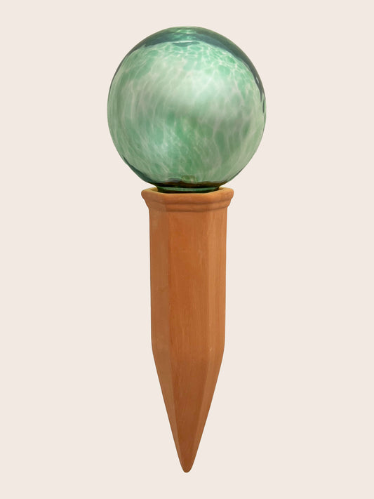 9CM EMERALD IRIDESCENT spring globe