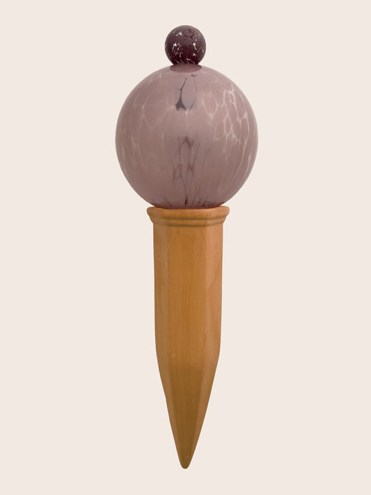 9CM LILAC waterfall globe